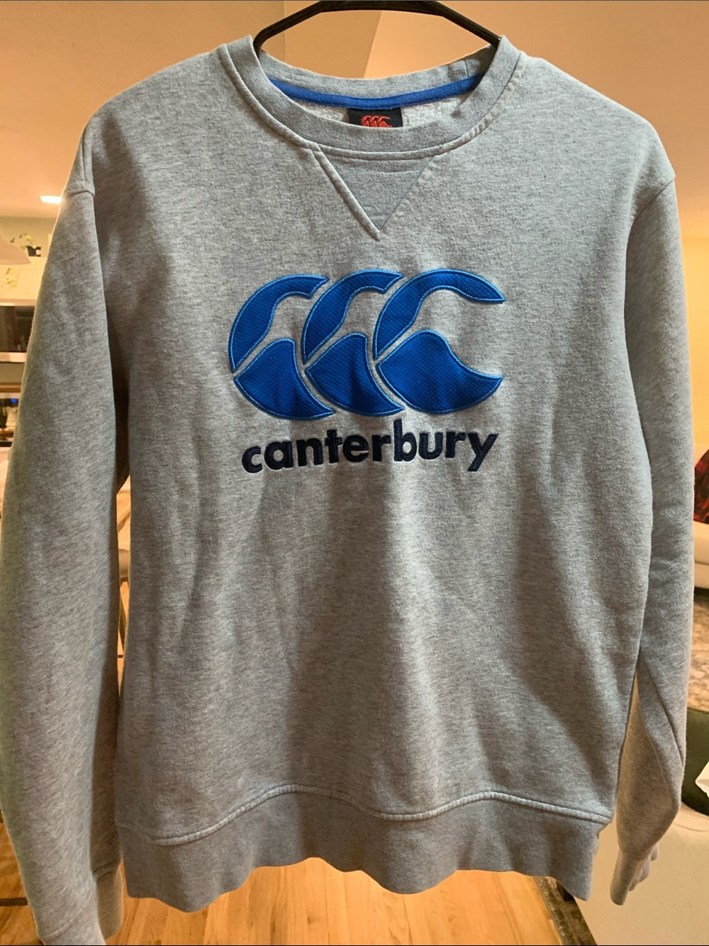 Canterbury of New Zealand Blue logo sweatshirt